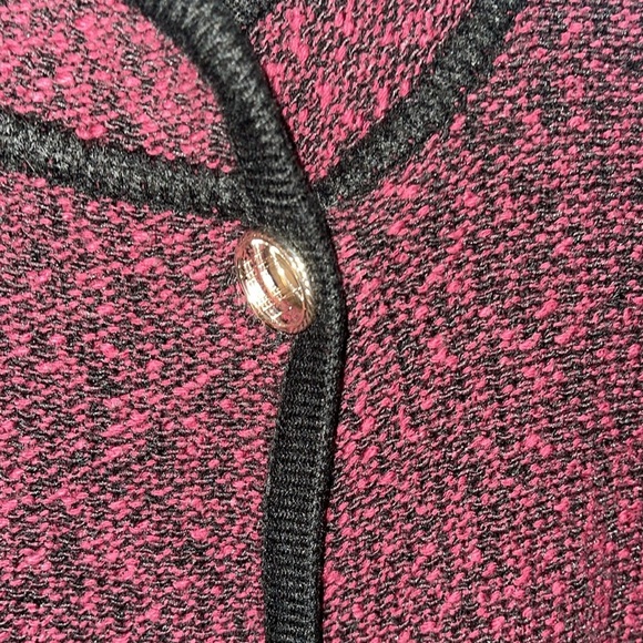 Karl Lagerfeld Paris Mulled Wine Single Button  Cardigan - size XS. L - Picture 3 of 6